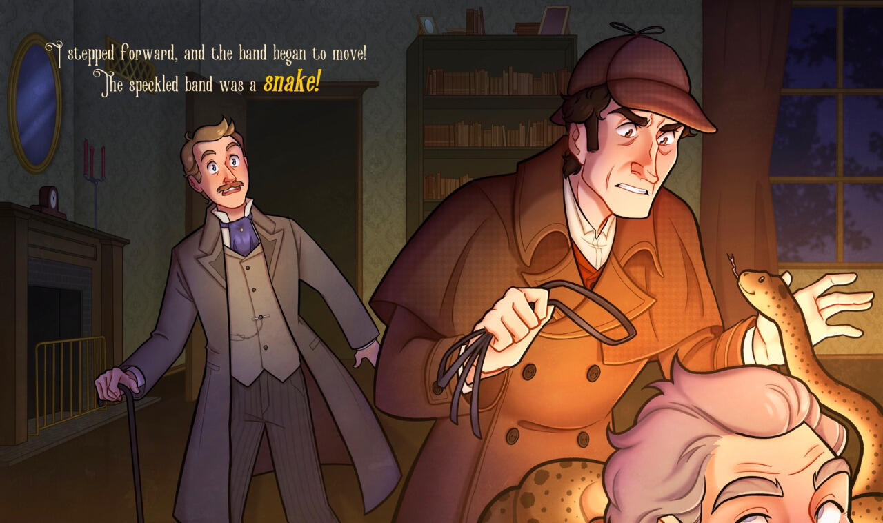 Sherlock Holmes Childrens Book Spread